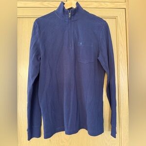 Criquet Organic Cotton Quarter Zip Pullover Players Shirt / small